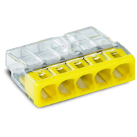 Clema rapida 5 conductoare masive 2.5mm², Wago