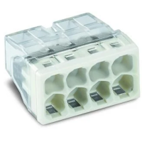 Clema rapida 8 conductoare masive 2.5mm², Wago