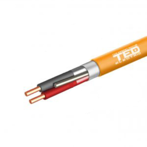 Cablu incendiu JE-H(ST)H E30/E90 1x2x0.8 portocaliu, TED