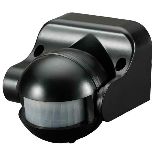 Senzor de miscare orientabil negru, UltraLux