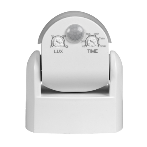 Senzor de miscare orientabil alb IP65, UltraLux