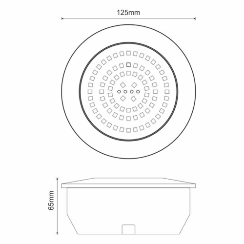 Spot emergenta LED IP40 nepermanent, Dablerom