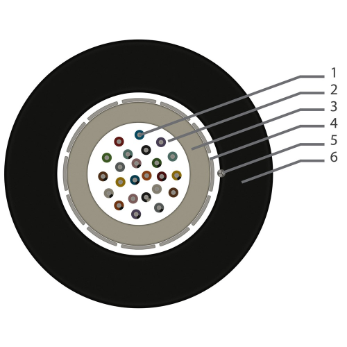 Fibra optica 4 fire 1200N SM, ETK