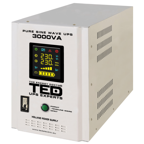 UPS 3000VA 2100W, TED