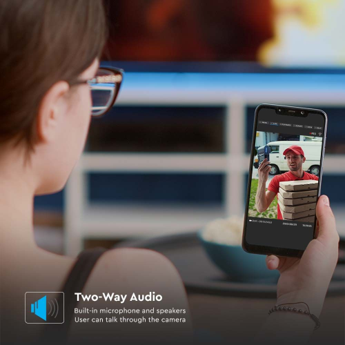 Camera de interior/exterior 2MP, V-TAC