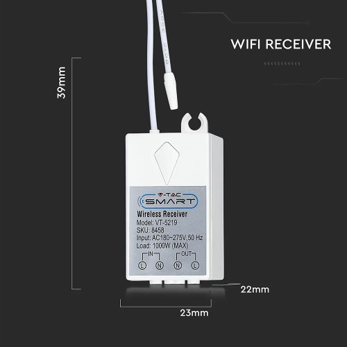 Receptor 500m+, V-TAC