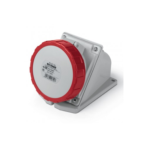 Priza Industriala aplicata 3P+N+E 32A IP67 inclinata, Scame