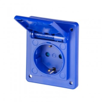 Priza Industriala ingropata Schuko 2P+E 16A, Scame