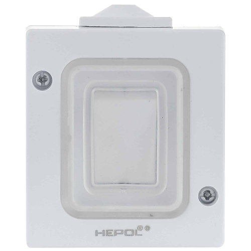 Intrerupator somplu AG alb 16A, Hepol