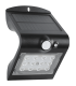 Aplica solara LED cu senzor 1.5W neagra, Eglo