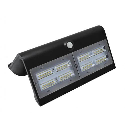 Aplica solara LED cu senzor 6.8W neagra, Hepol