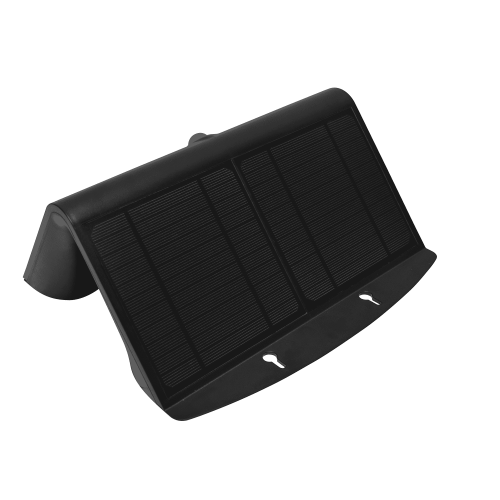 Aplica solara LED cu senzor 6.8W neagra, Hepol