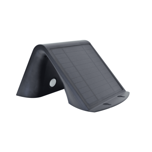 Aplica solara LED cu senzor 3.2W neagra, Hepol