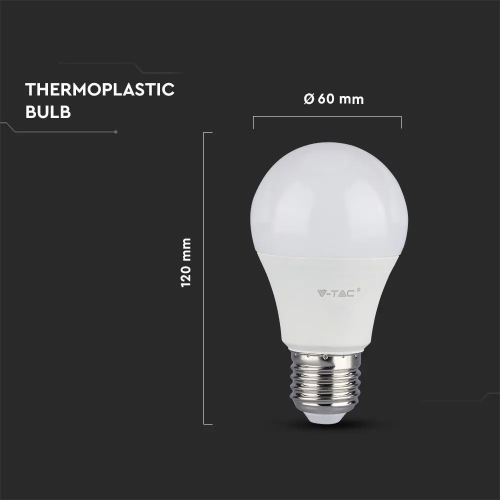 Bec LED 11W E27 A60 6400K, V-TAC