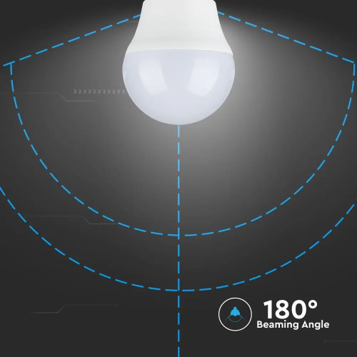 Bec LED 5.5W E27 G45 6400K, V-TAC