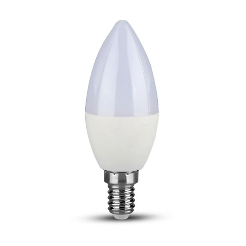Bec LED Cip Samsung 5.5W E14 lumanare 6400K, V-TAC