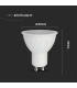 Spot LED Cip Samsung 6W GU10 PAR16 3000K, V-TAC