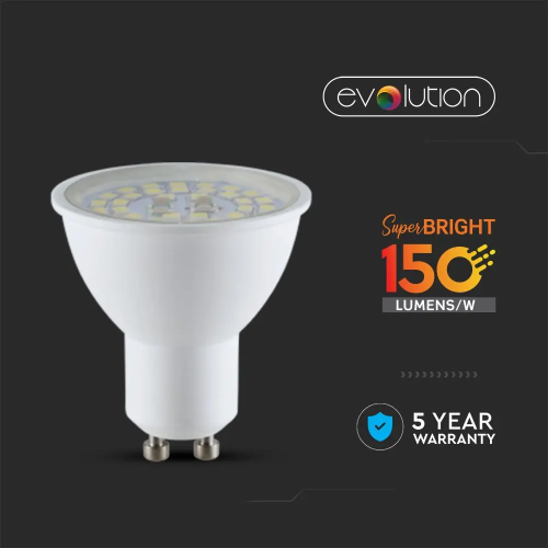 Spot LED Cip Samsung 5W GU10 PAR16 3000K, V-TAC