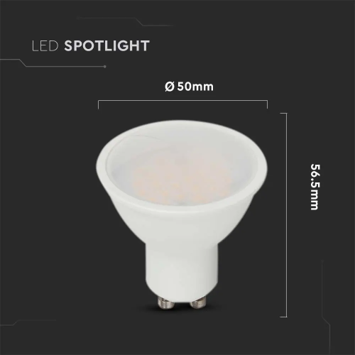 Spot LED Cip Samsung 10W GU10 PAR16 3000K, V-TAC