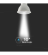 Spot LED Cip Samsung 6W GU10 PAR16 3000K 10°, V-TAC