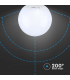 Bec LED Cip Samsung 22W E27 G120 3000K, V-TAC