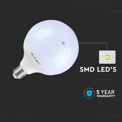 Bec LED Cip Samsung 22W E27 G120 3000K, V-TAC