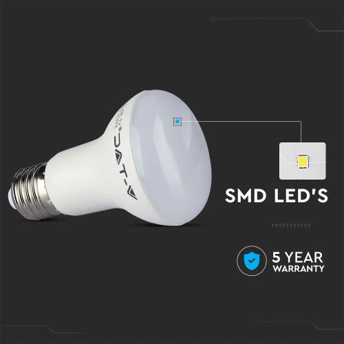 Bec LED Cip Samsung 8.5W E27 R36 3000K, V-TAC