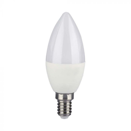 Bec LED dimabil 4.8W E14 Control RF RGB 3000K, V-TAC
