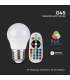 Bec LED 3.5W E27 G45 Control RF RGB 4000K, V-TAC