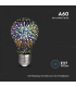 Bec LED filament 3D 3W E27 A60 3000K, V-TAC