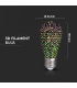 Bec LED filament 3D 3W E27 ST64 3000K, V-TAC