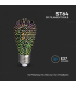 Bec LED filament 3D 3W E27 ST64 3000K, V-TAC