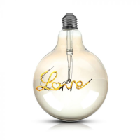Bec LED filament 5W E27 G125 2200K, V-TAC