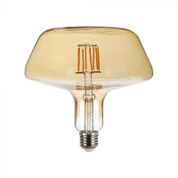 Bec LED filament 8W E27 T180 1800K, V-TAC