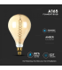 Bec LED dimabil filament 8W E27 A165 2000K, V-TAC