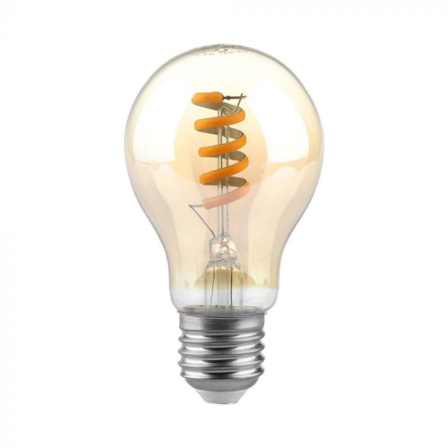Bec LED filament 4W E27 A60 1800K Amber, V-TAC