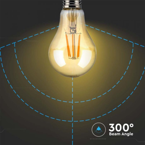 Bec LED filament 10W E27 A60 2200K, V-TAC