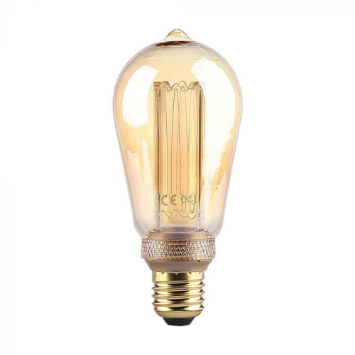Bec LED filament 4W E27 ST64 2200K, V-TAC
