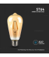 Bec LED filament 4W E27 ST64 2200K, V-TAC