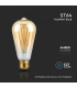 Bec LED filament lung 4.8W E27 ST64 1800K, V-TAC
