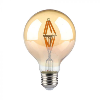 Bec LED filament 4W E27 G80 1800K, V-TAC