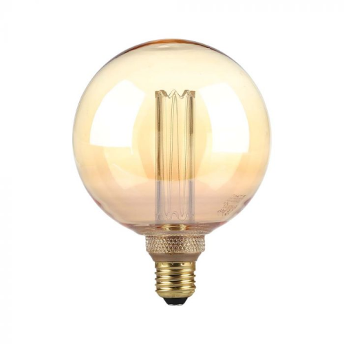 Bec LED filament 4W E27 G125 1800K, V-TAC