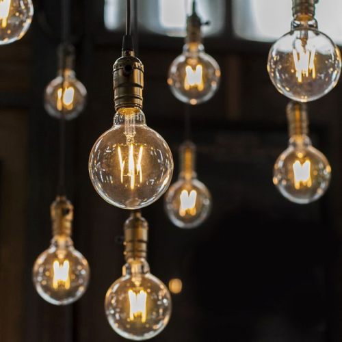 Bec LED filament 4W E27 G125 2200K, V-TAC