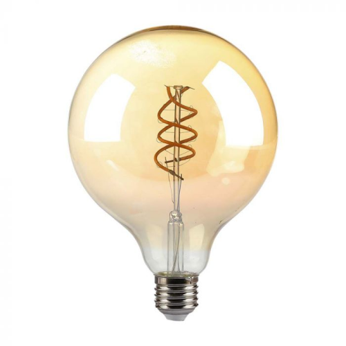 Bec LED filament 6W E27 G125 1800K, V-TAC