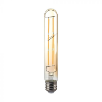 Bec LED dimabil filament 6W E27 T30 2200K, V-TAC