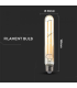 Bec LED dimabil filament 6W E27 T30 2200K, V-TAC