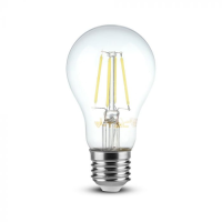 Bec LED filament 4W E27 A60 6400K, V-TAC