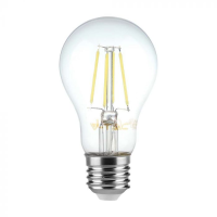 Bec LED filament 6W E27 A60 3000K, V-TAC