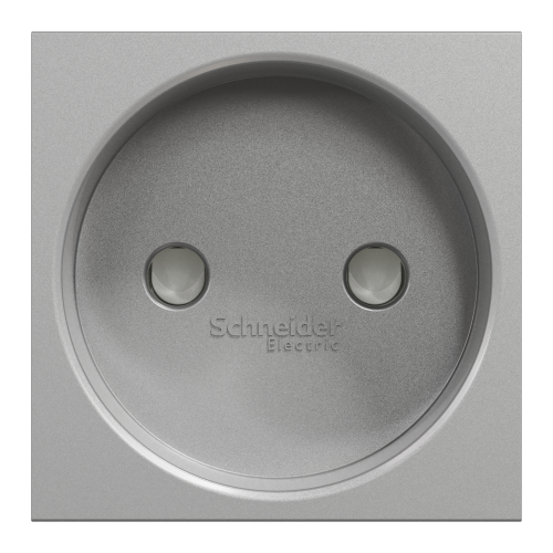 Priza 2P Unica aluminiu 16A, Schneider