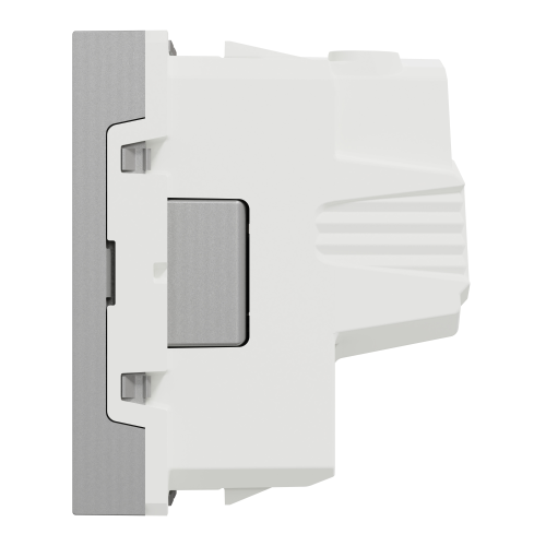 Priza 2P Unica aluminiu 16A, Schneider